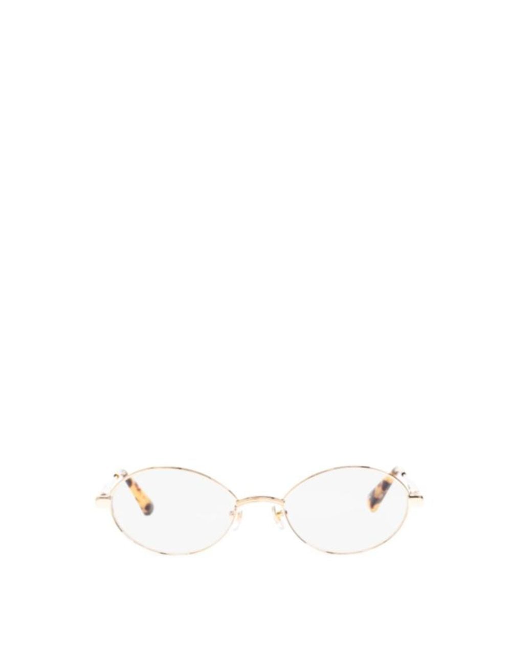 Jacquemus White Oval Frame Glasses