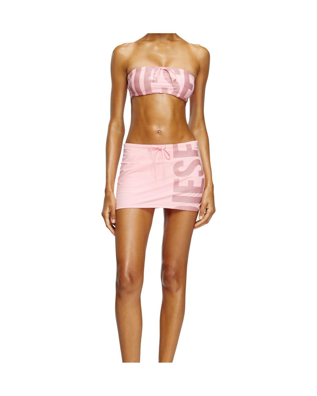 DIESEL Pink Miriam D Core Bikini Top
