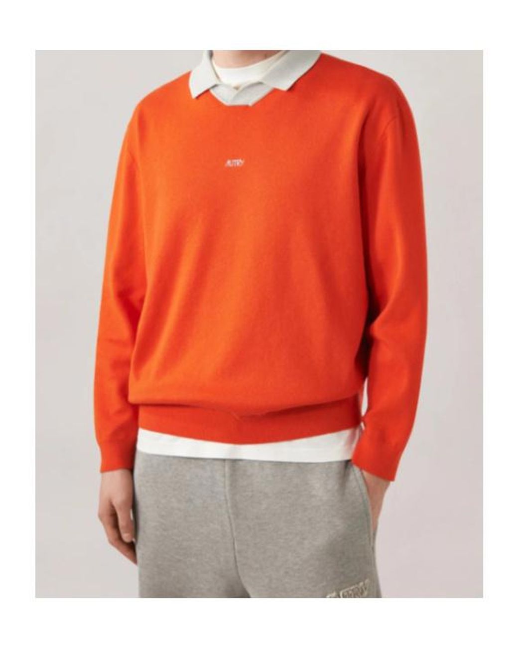 Autry Red Polo Neck Jumper for men