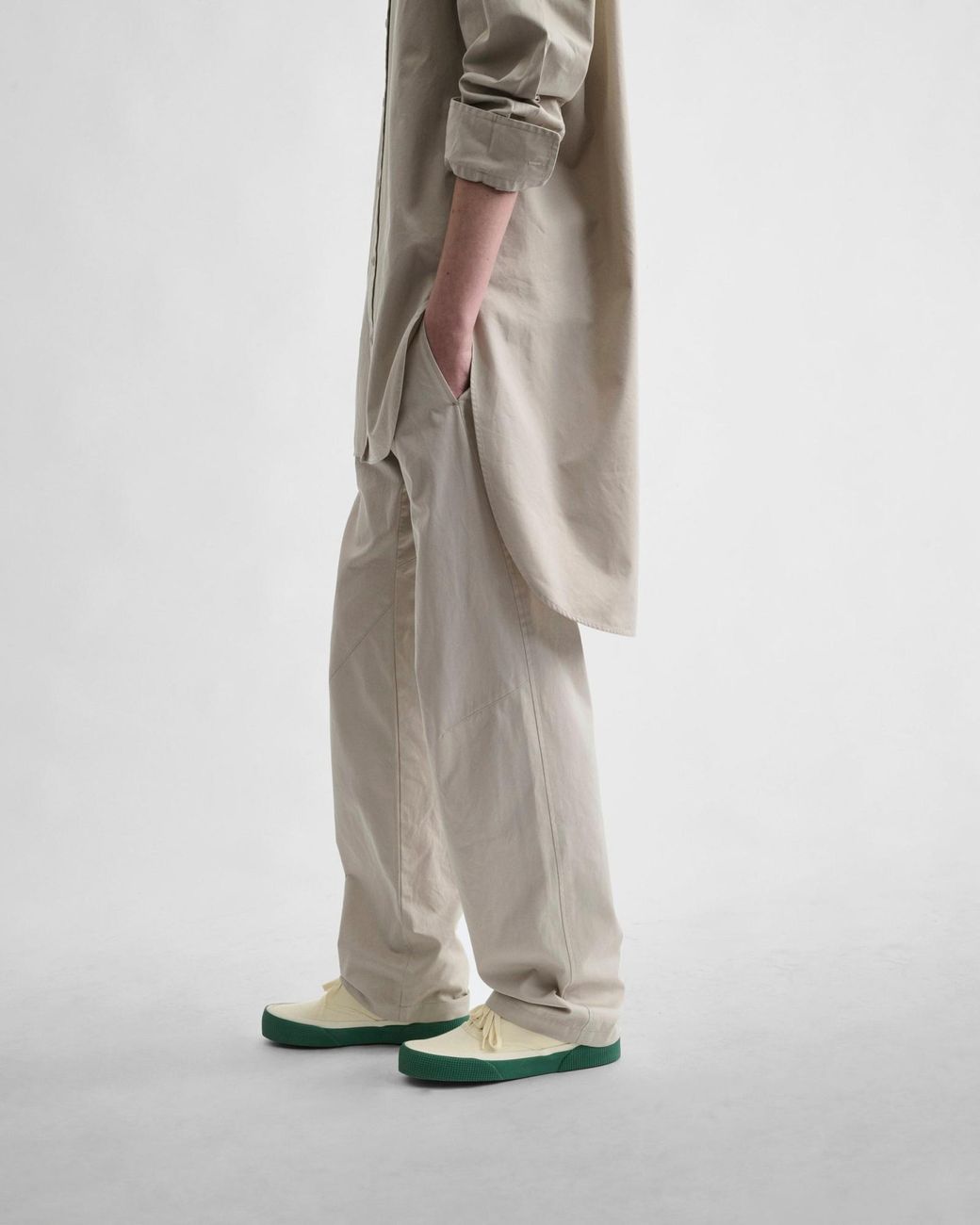 Phoebe Philo Gray Arch Trousers
