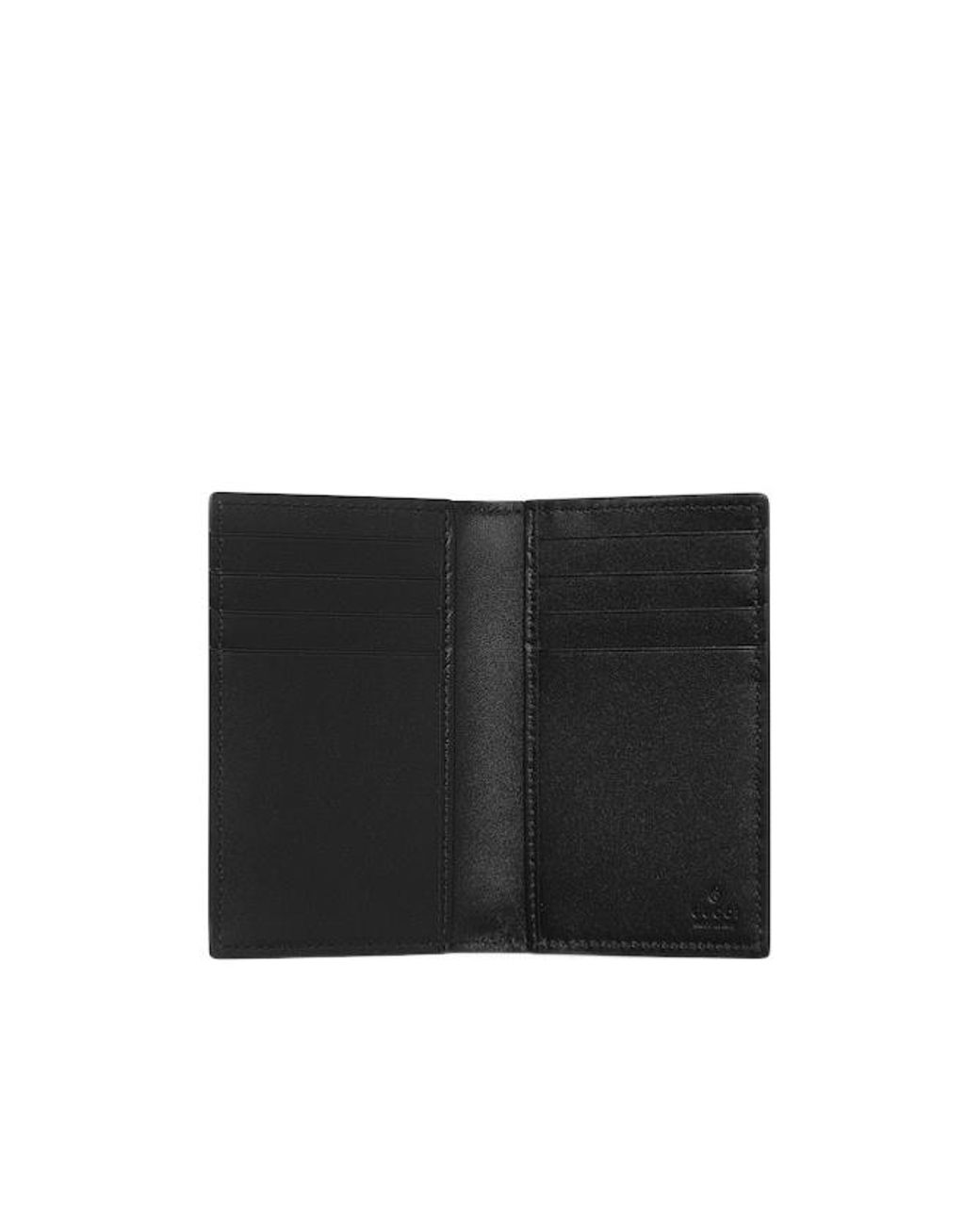 Gucci Black Gg Emblem Card Case for men