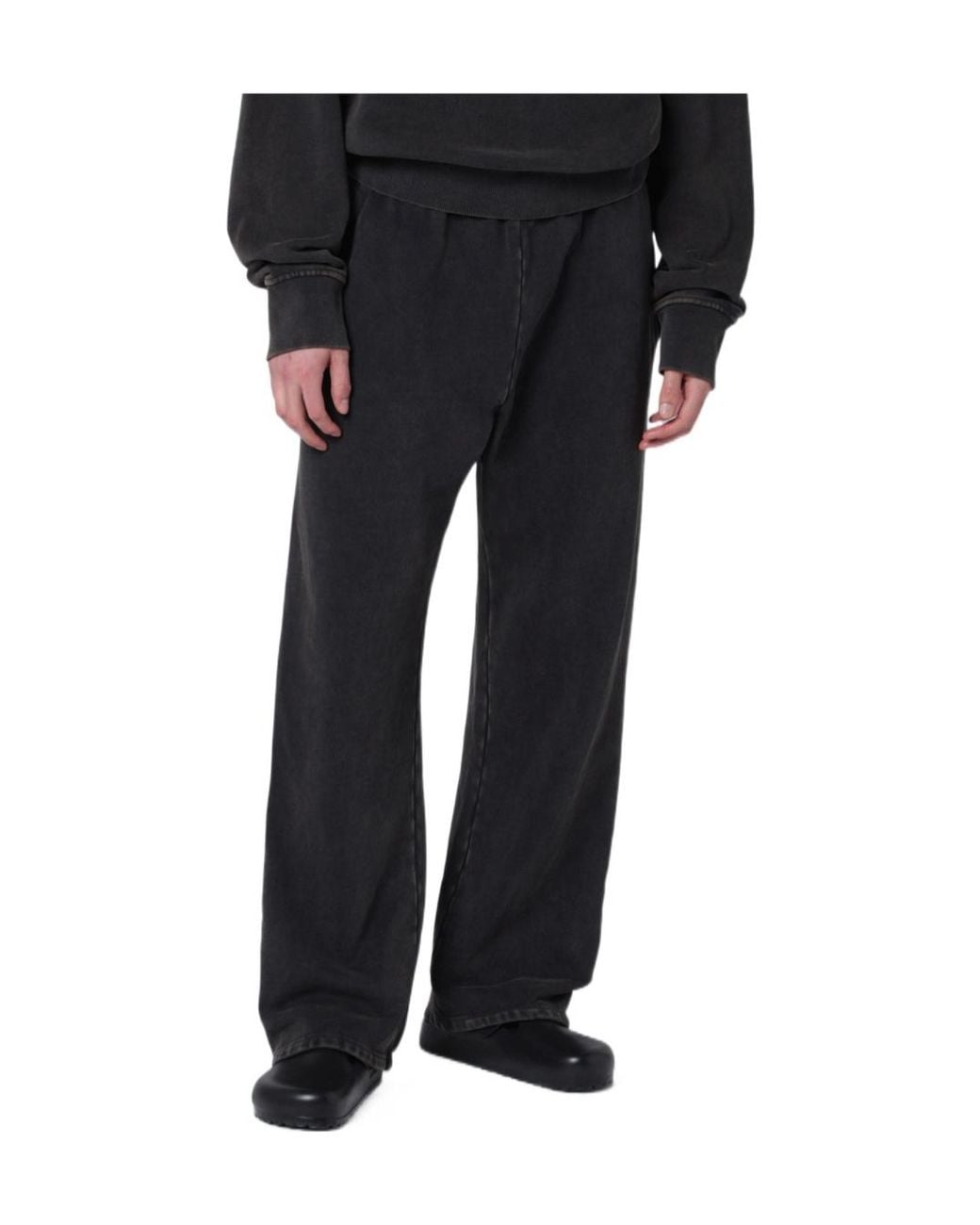 Entire studios Black Relaxed Elastic-Waist Pants for men