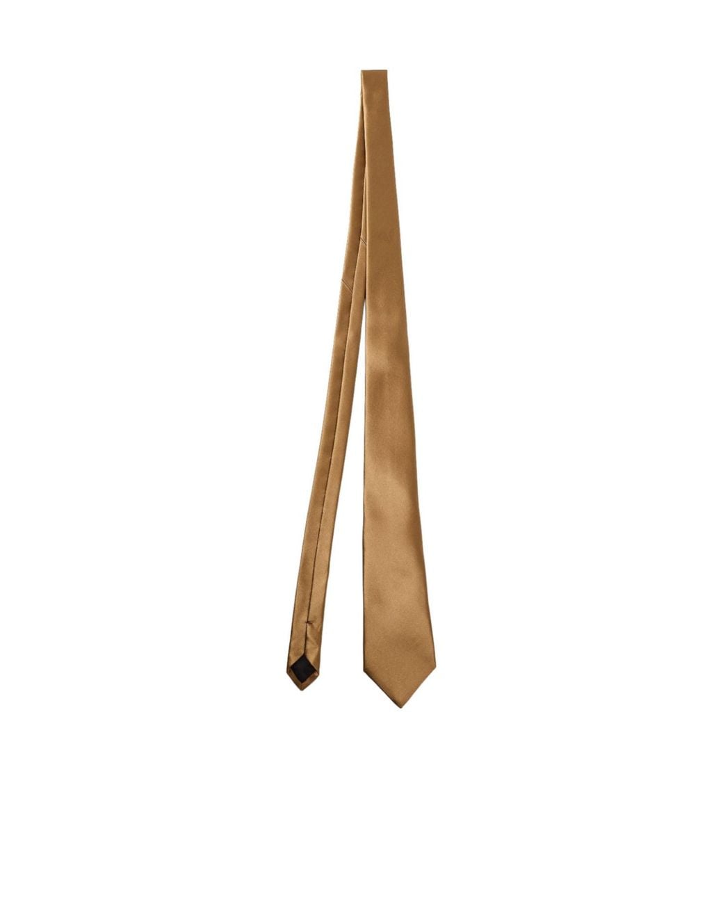 Saint Laurent Metallic Solid Color Ties for men