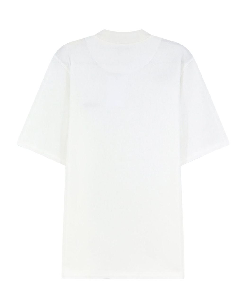 The Attico White The Embroidered Logo T-Shirt