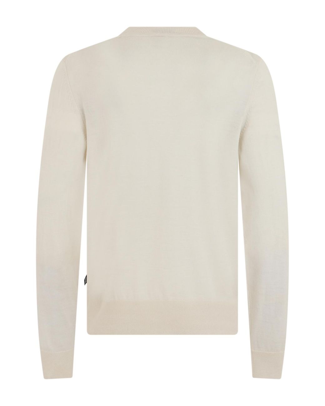 Boss White Boss Crew-Neck Knitted Sweater for men