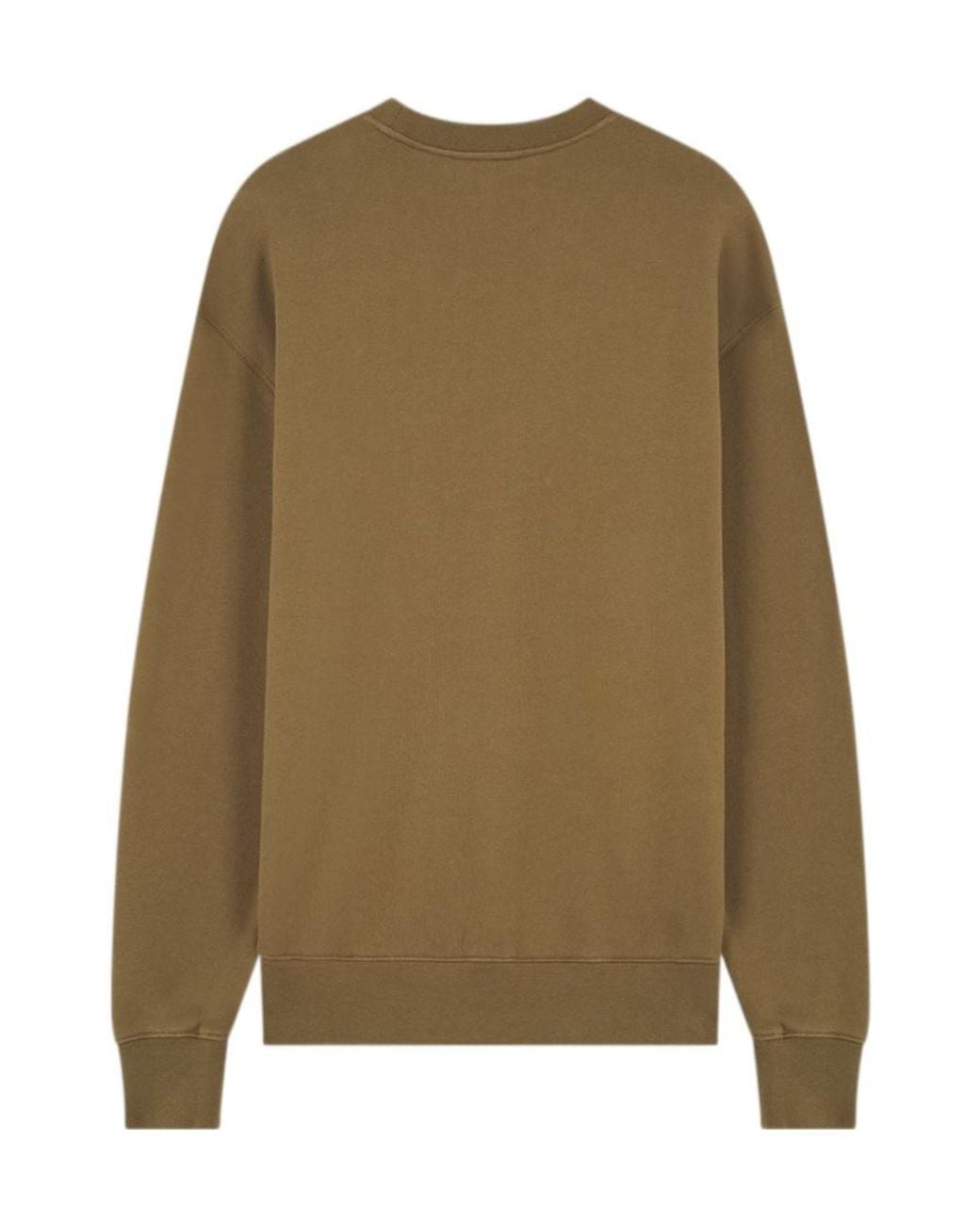 Maison Kitsuné Green Maison Kitsuné Fox Motif Crewneck Sweatshirt for men