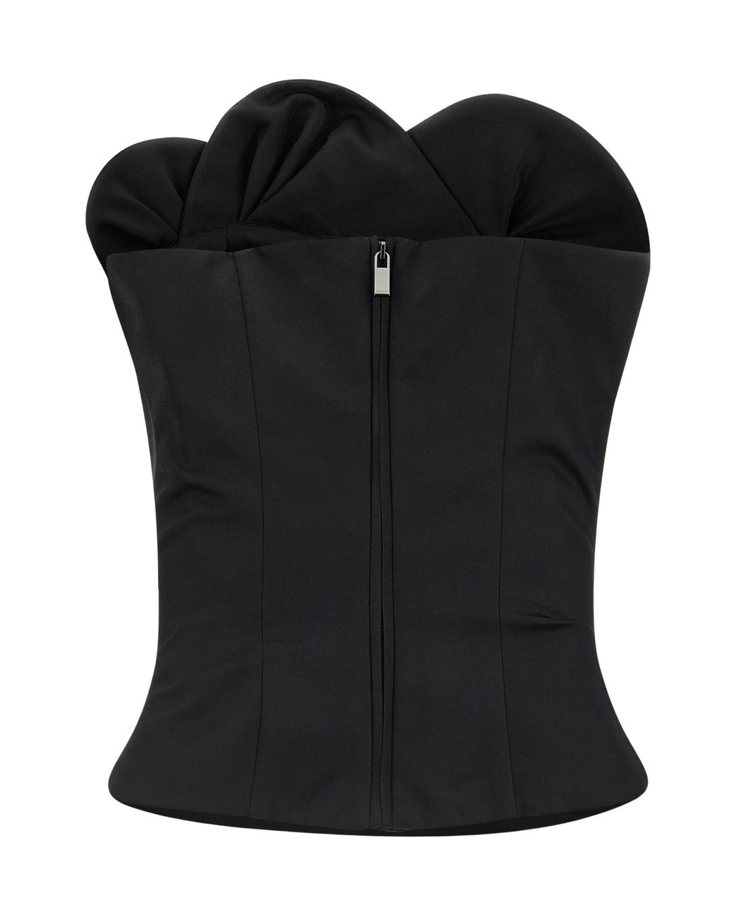 Magda Butrym Black Lace Corset Top