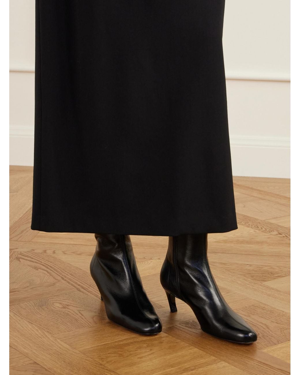 Proenza Schouler Black Simple Ankle Boots