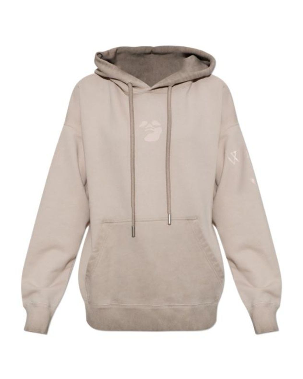Off-White c/o Virgil Abloh Gray Long-Sleeve Sweatshirt