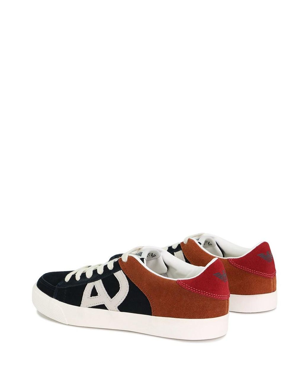 Armani Jeans White Stitching Detail Casual Sneakers for men