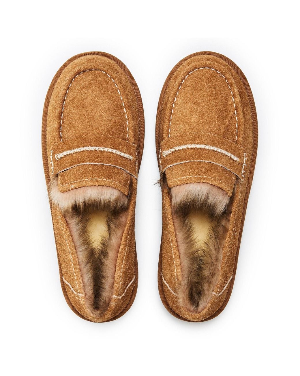 Ugg Brown Chestnut Suede Loafer