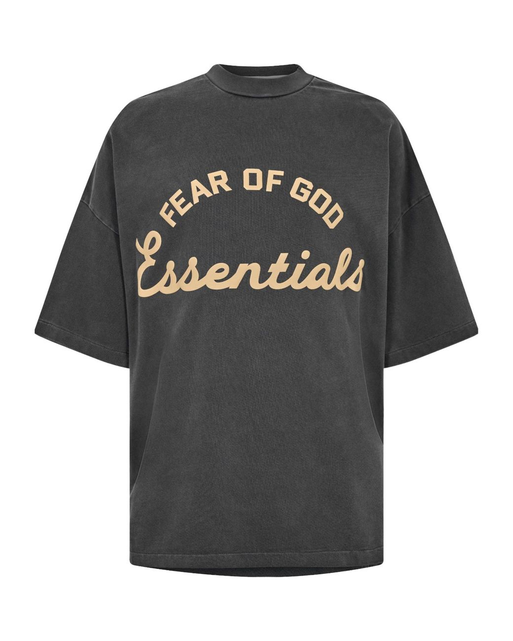 Fear Of God Black Logo Loose T-Shirt for men