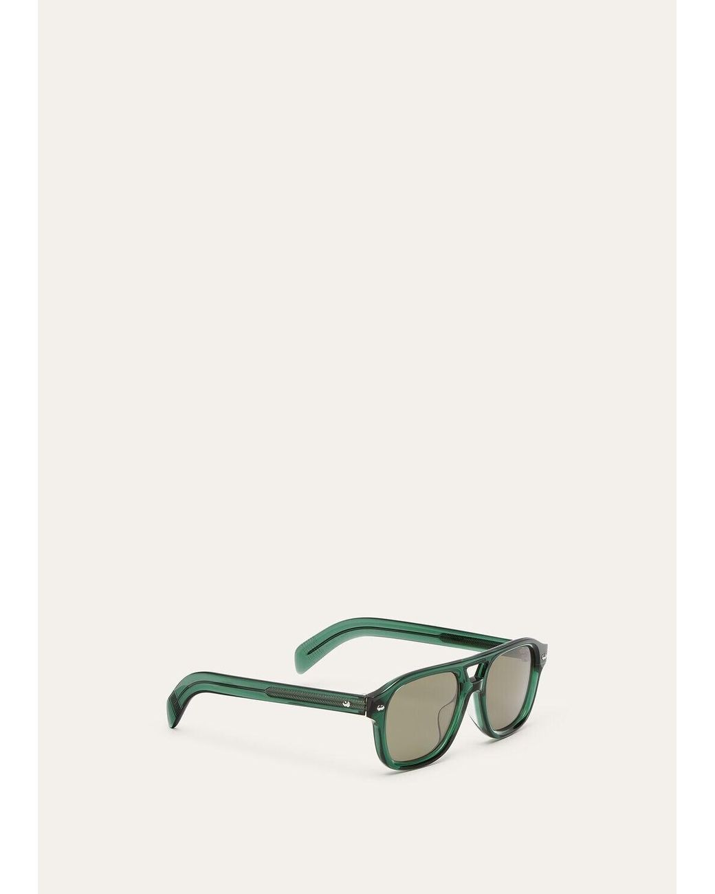 Loro Piana Green Roadster Sunglasses for men