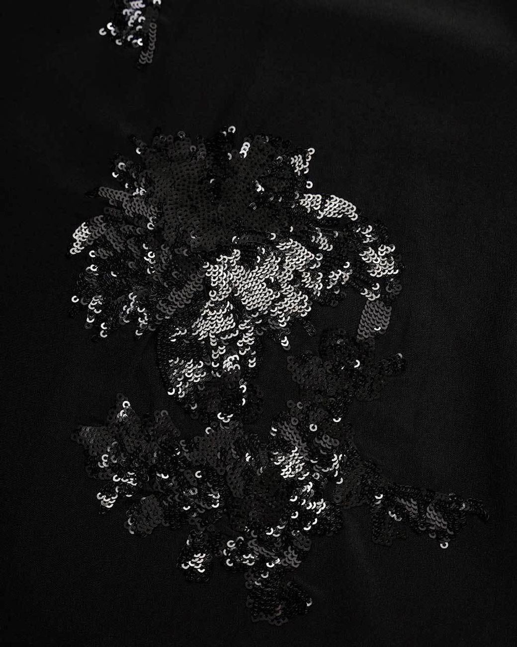 Weekend by Maxmara Black Sequined Long Sleeved T-Shirt