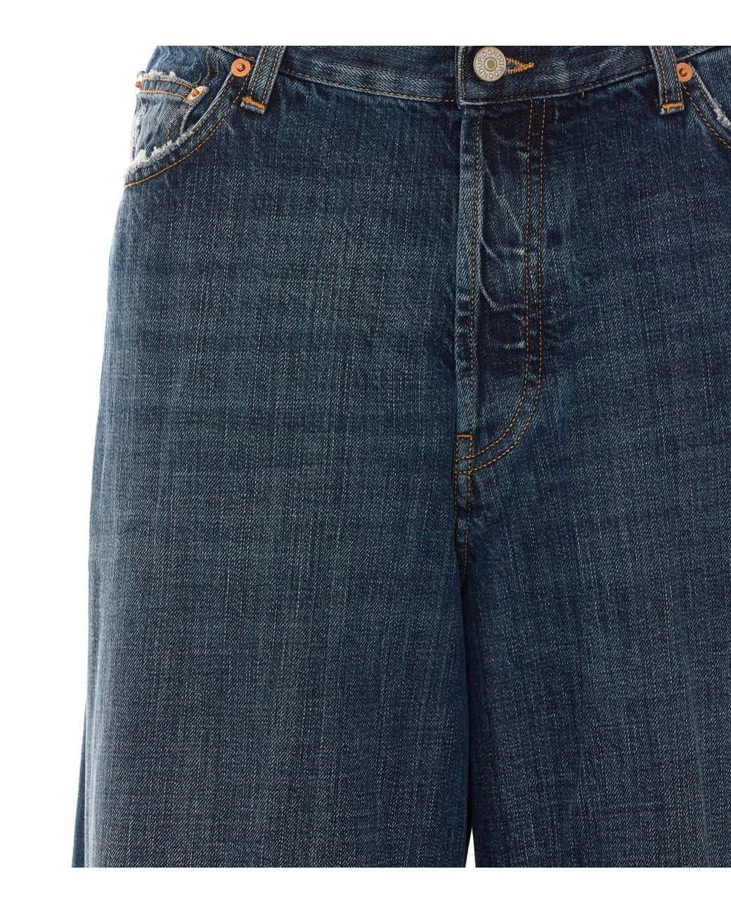 Dondup Blue Dakota Loose-Fit Jeans