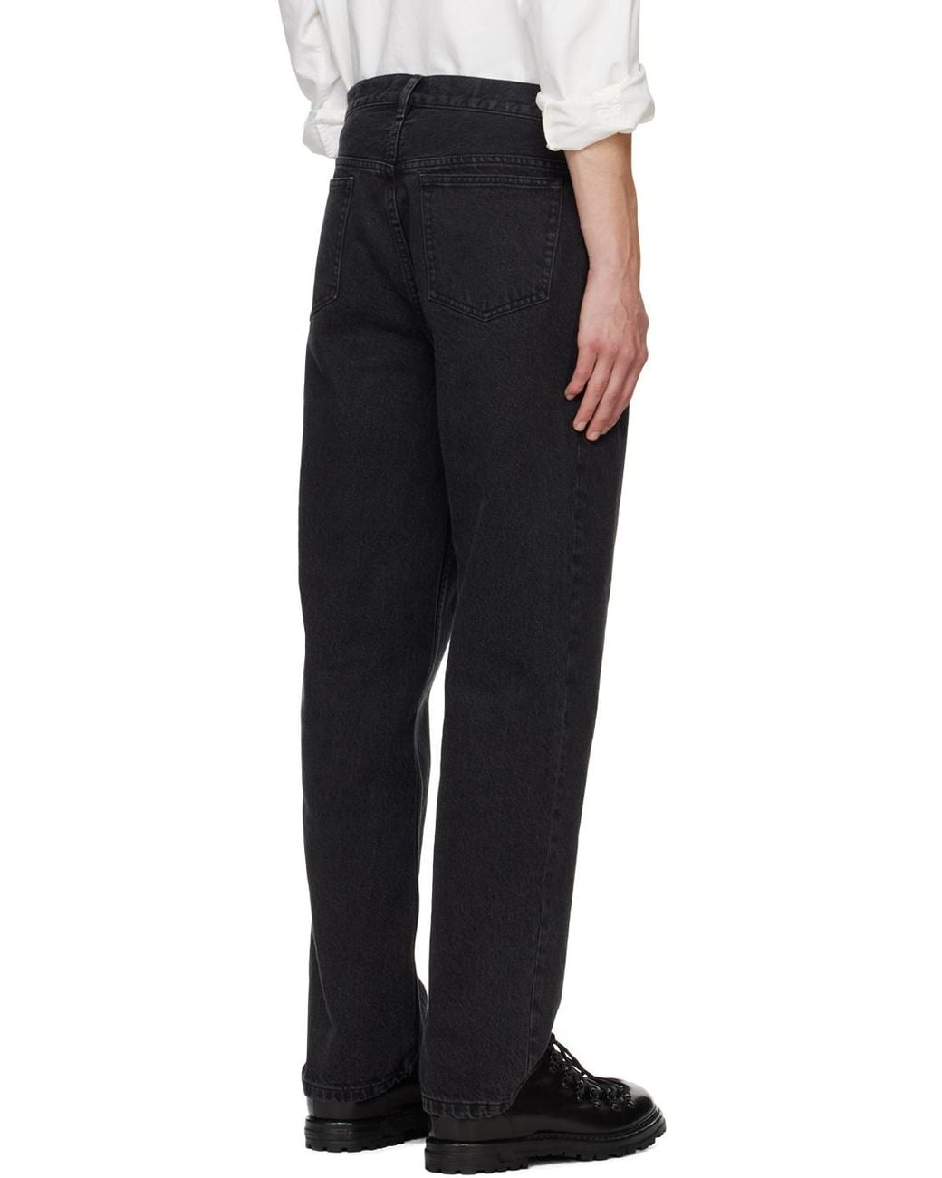 A.P.C. Black Classic Straight-Leg Jeans for men