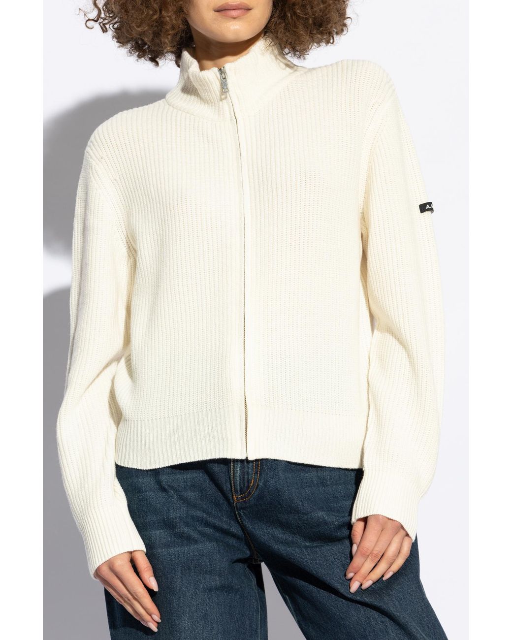 A.P.C. White Cardigan 'Jana'
