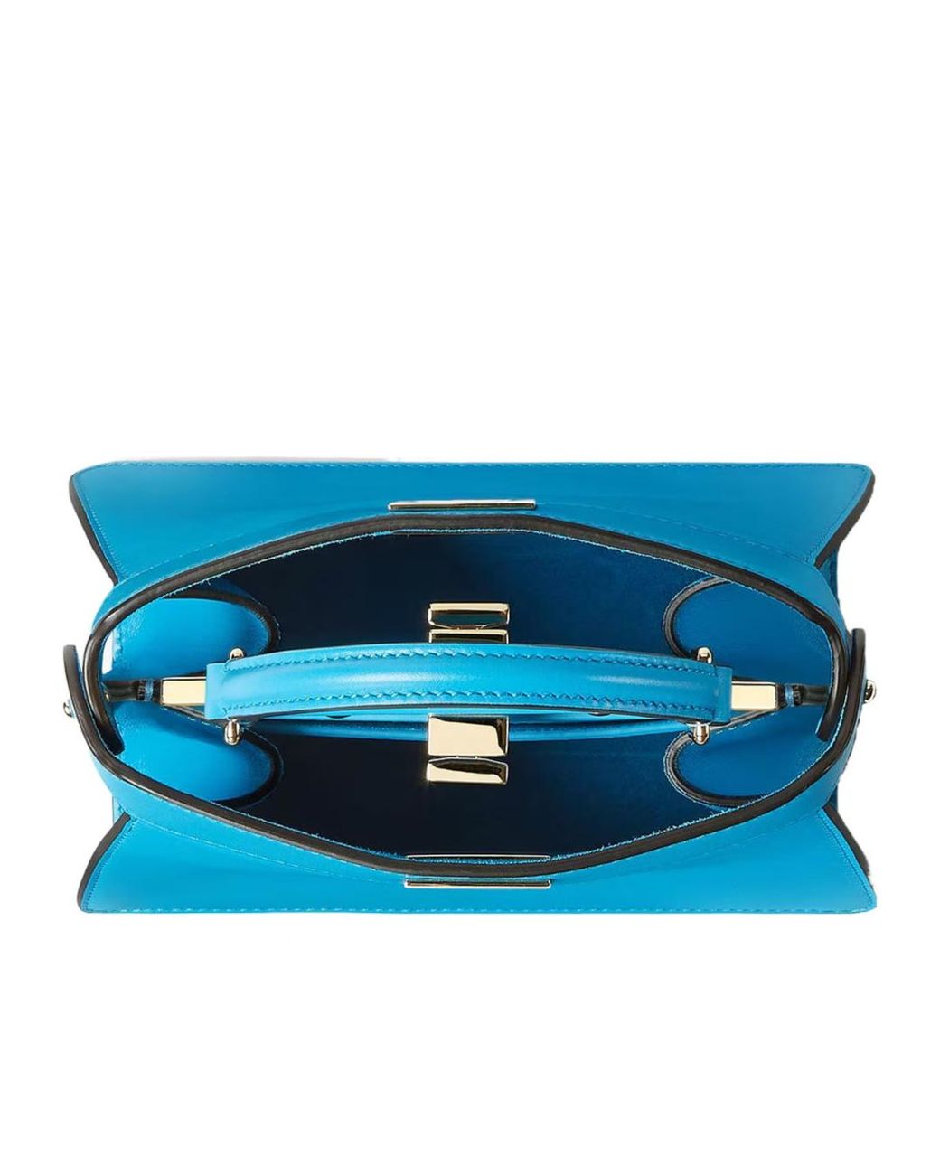 Fendi Blue Peekaboo Iseeu Petite Tote Bag