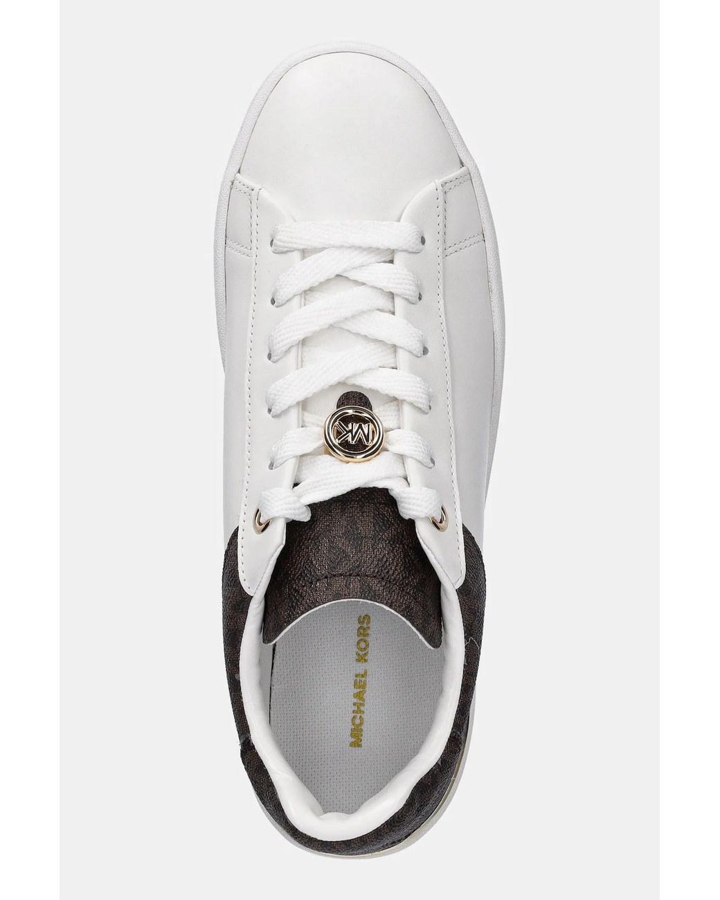 MICHAEL Michael Kors White Dottie Platform Sneakers