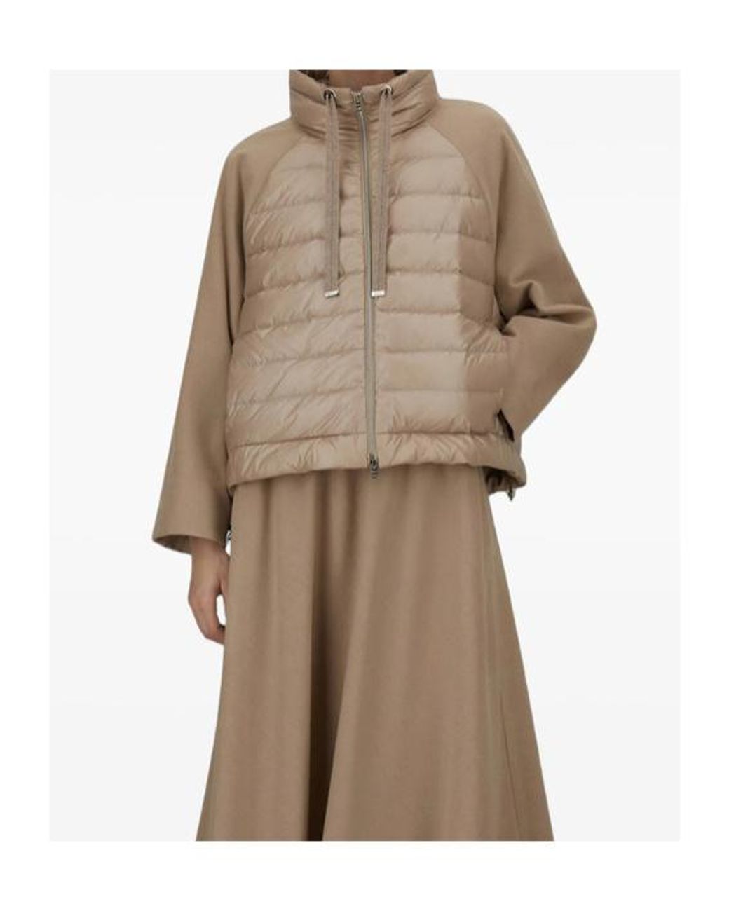 Herno Natural Stand-Up Collar Down Jacket