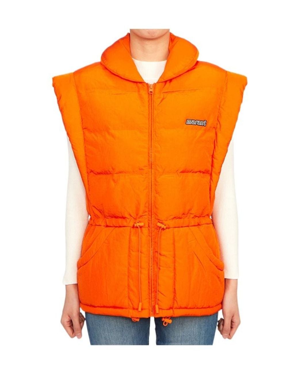 Isabel Marant Orange Sleeveless Vest