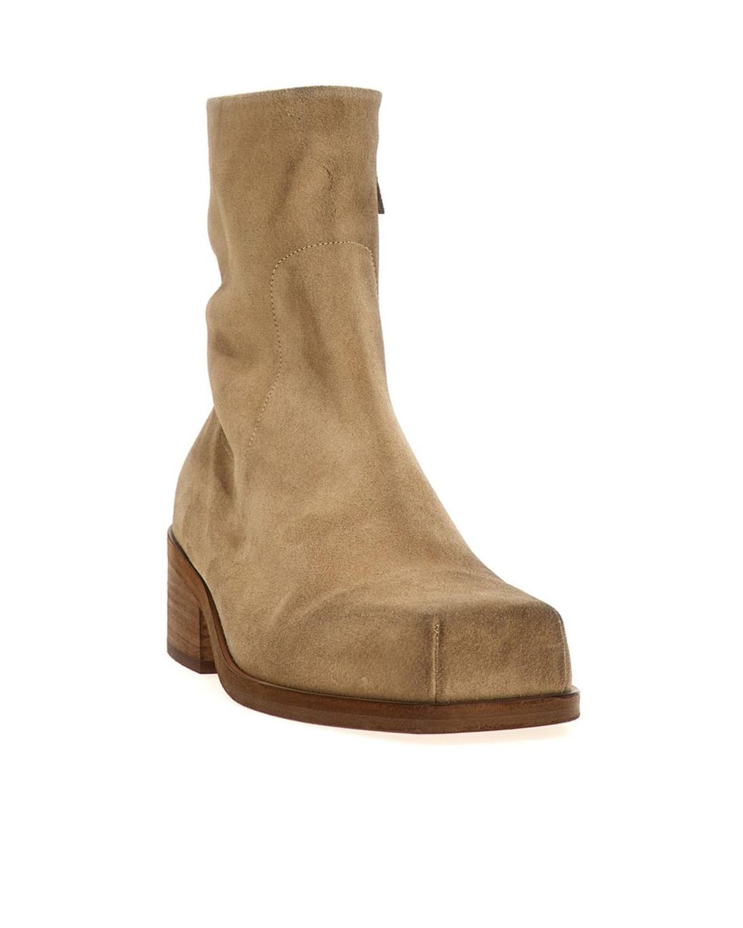 Marsèll Brown Marsèll Cassello Square Toe Ankle Boots for men