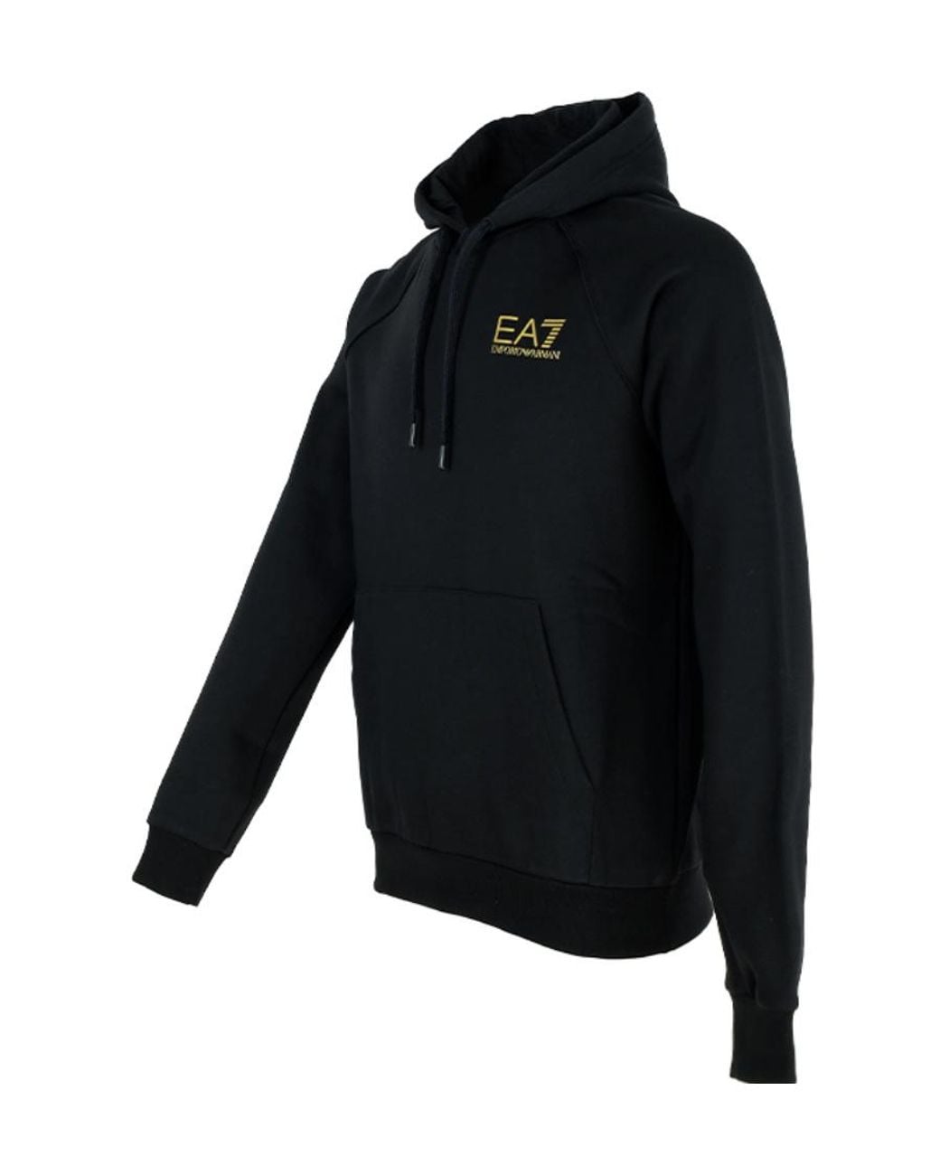 EA7 Blue Logo Zipper Casual Jacket for men