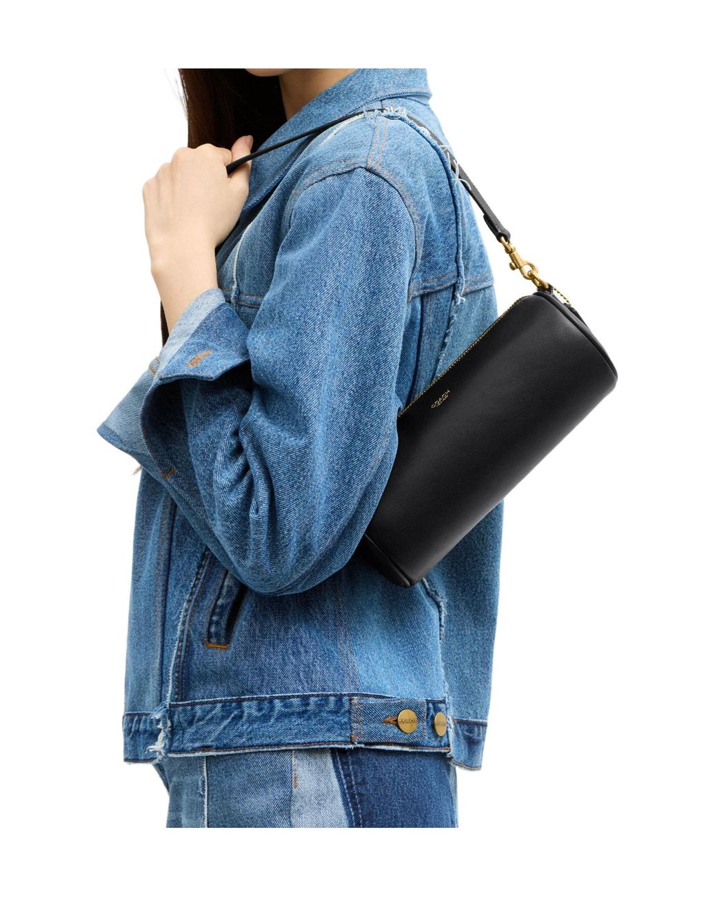 COACH Black Barrel Bag