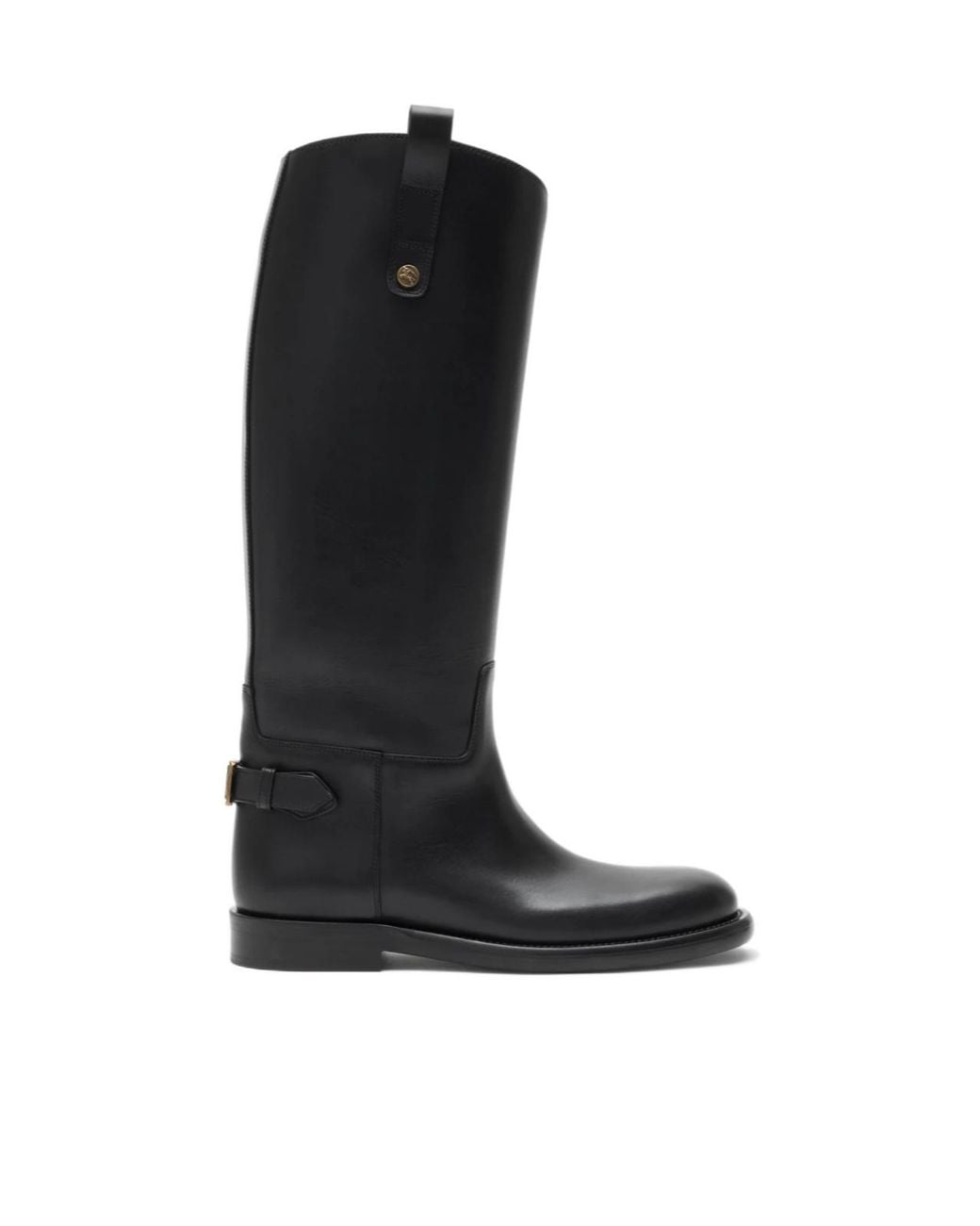 Burberry Black Cavalier Knee-High Boots
