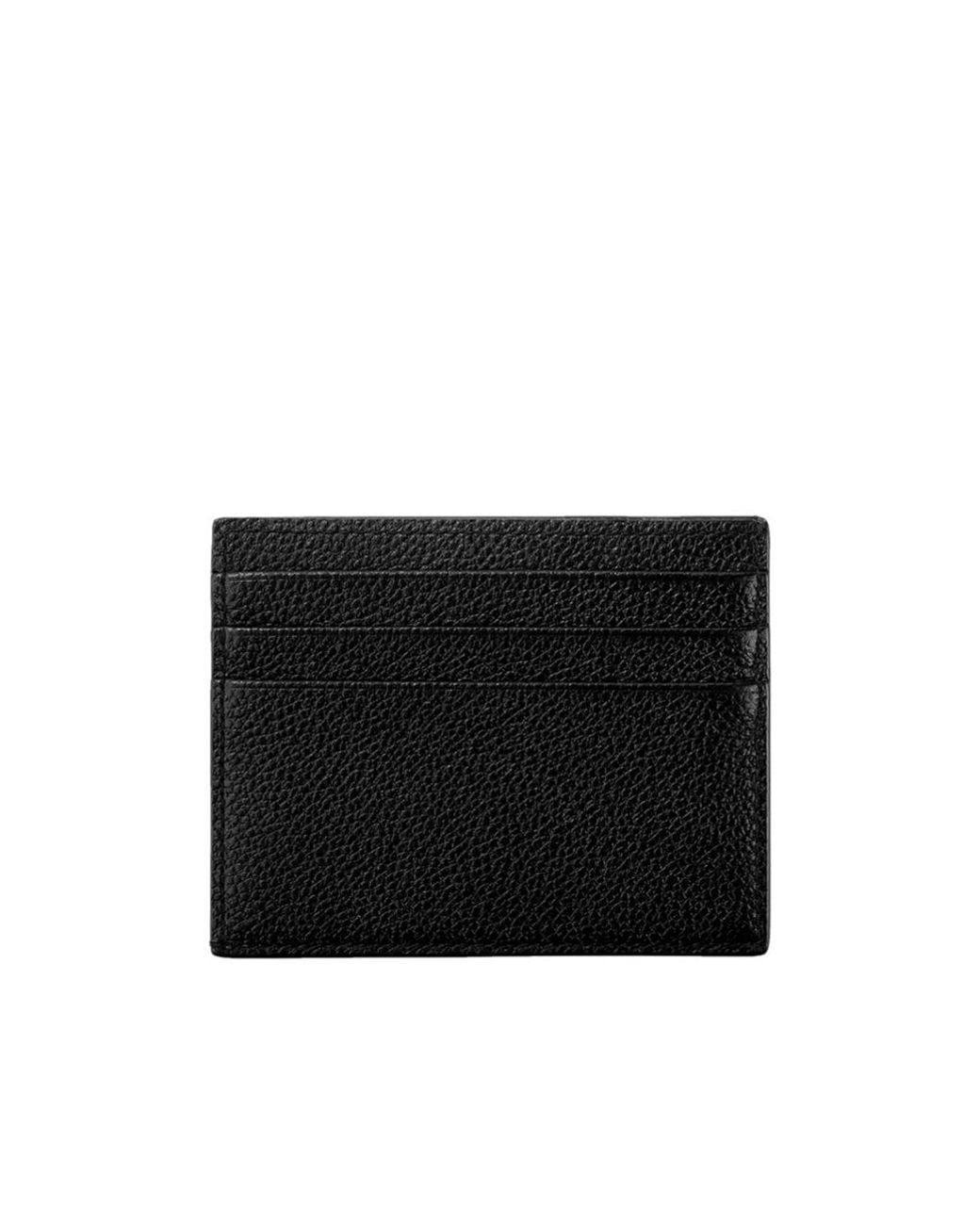 Prada Black Logo Card Holder for men