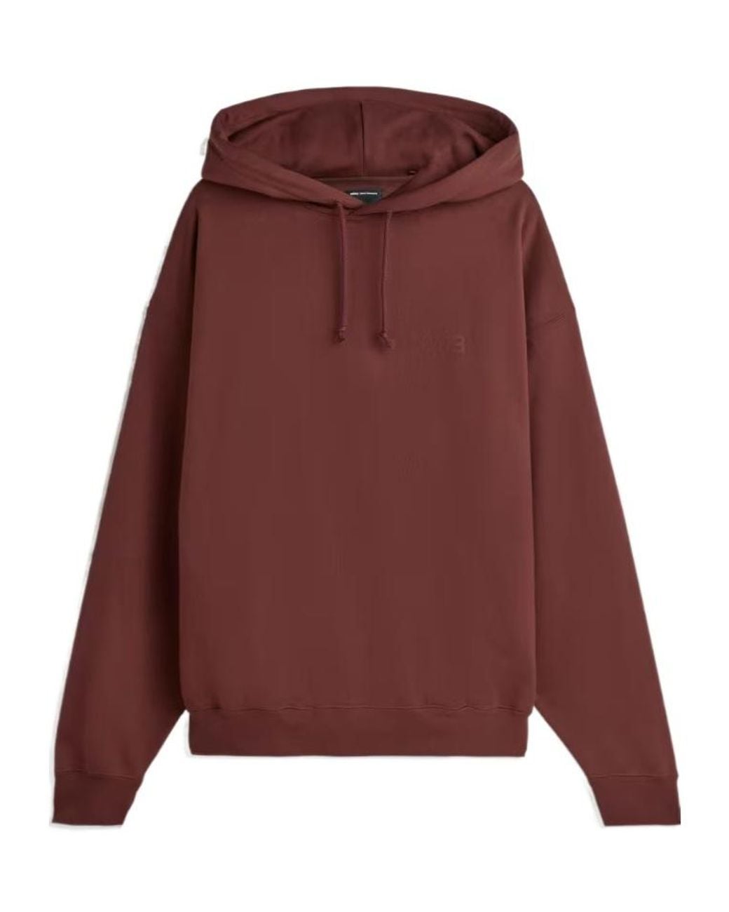Y-3 Purple Logo-Print Drawstring Hoodie for men
