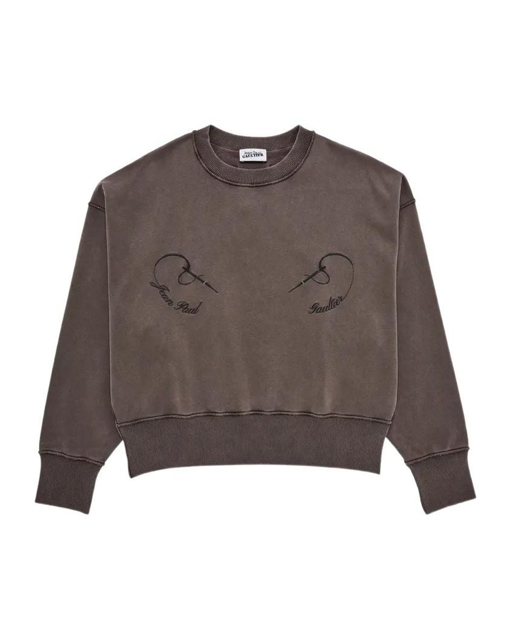 Jean Paul Gaultier Brown Long-Sleeved Sweatshirt