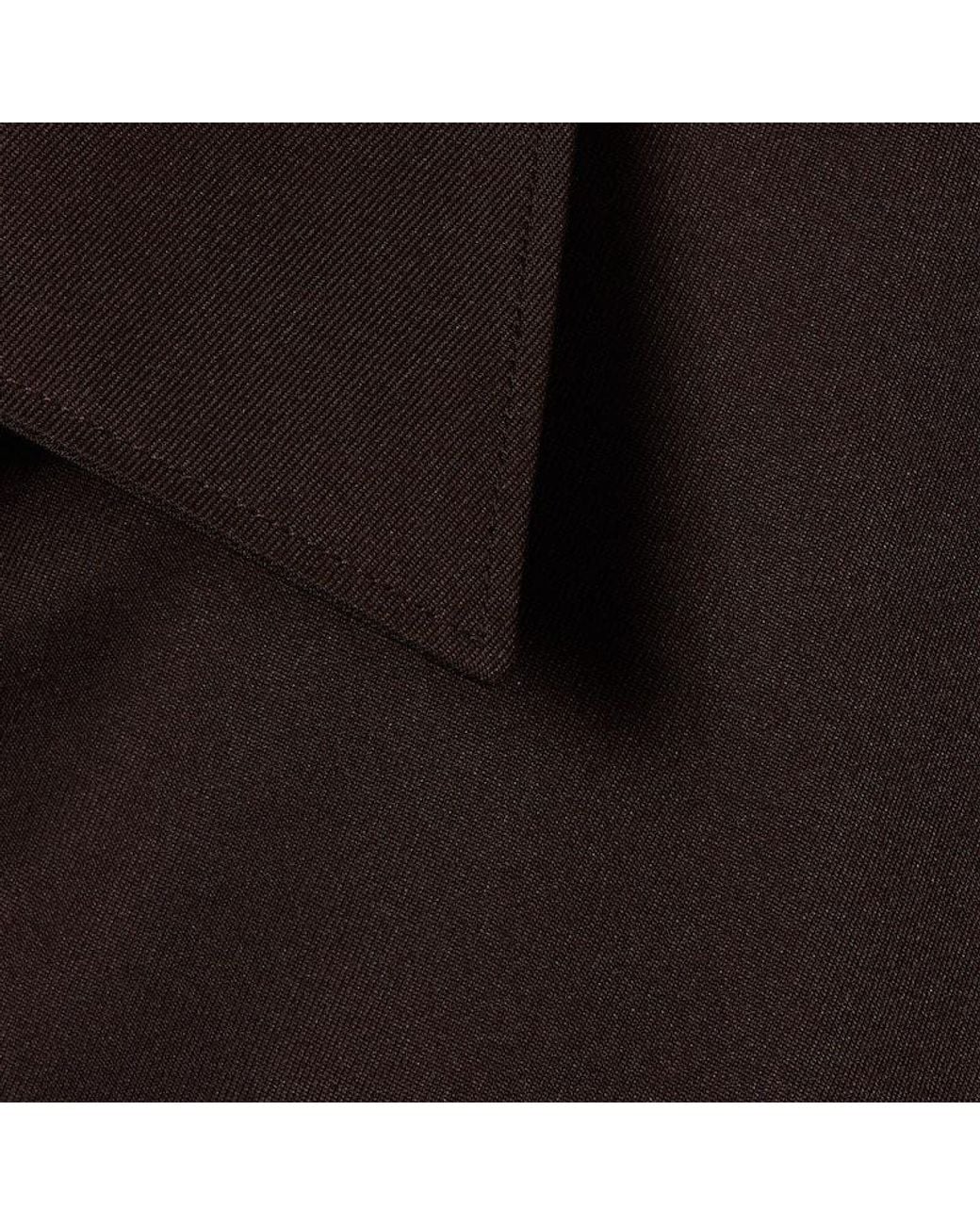 Gucci Brown Horsebit-Embellished Twill Shirt for men