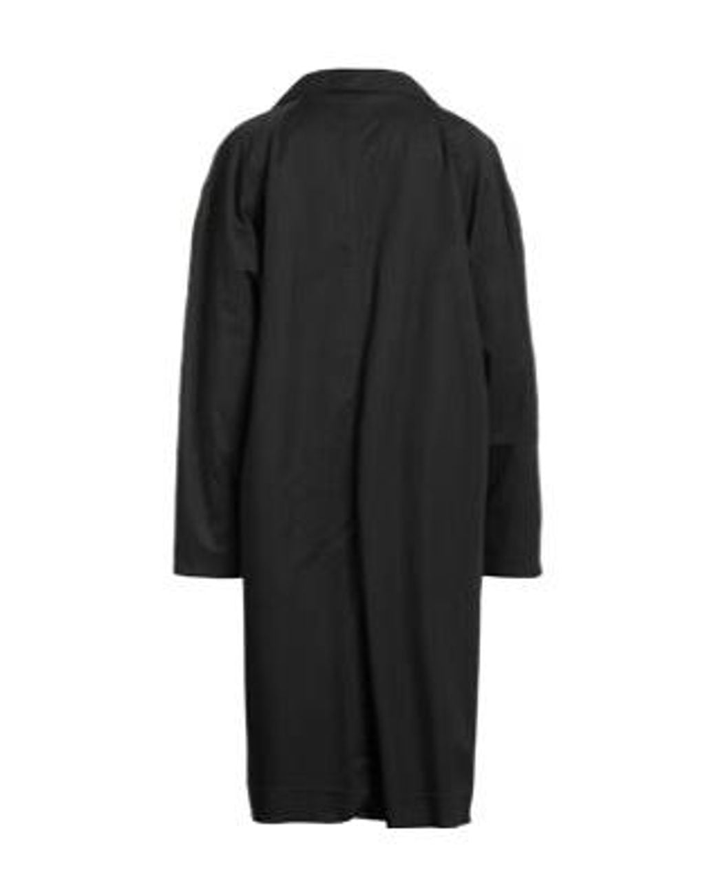 Balenciaga Black Solid-Color Long Coat