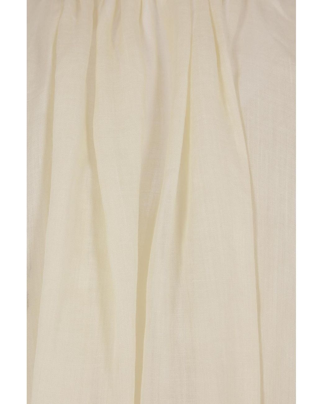 Dries Van Noten White Long Sleeve Ruffle Shirt