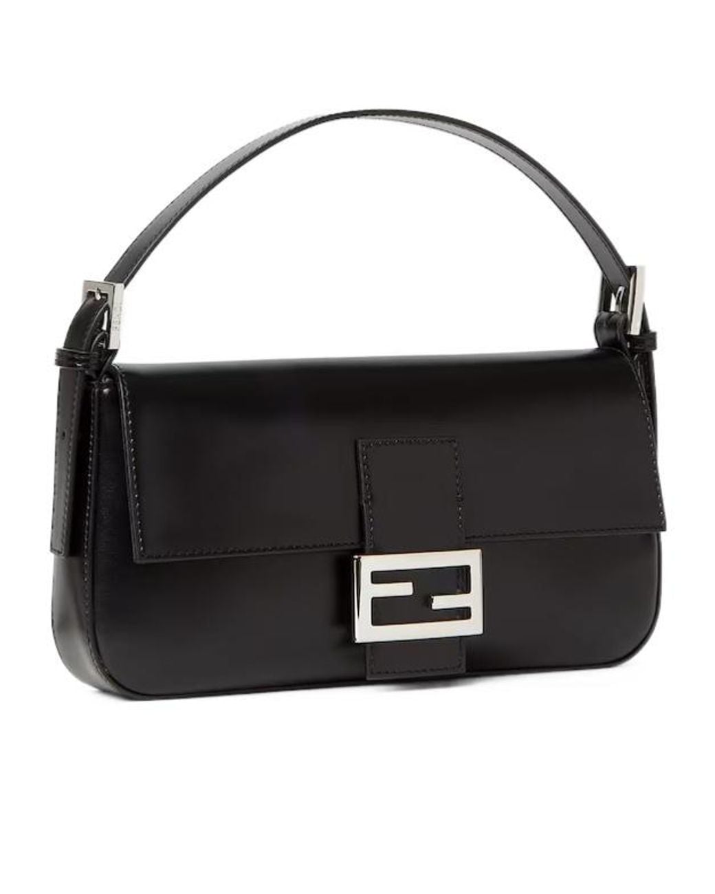 Fendi Black Baguette 26424 Shoulder Bag