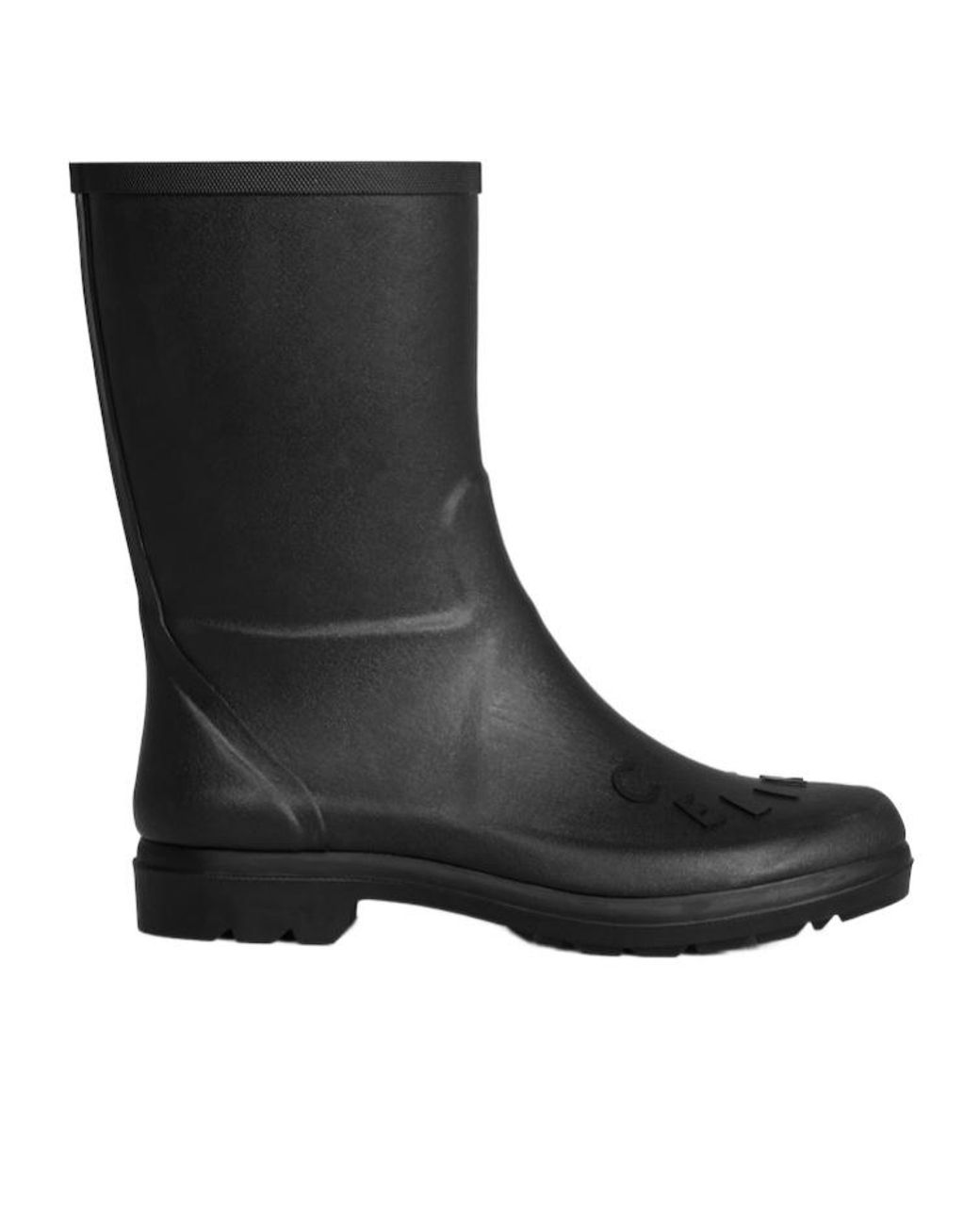 Céline Black Round-Toe Short Boots