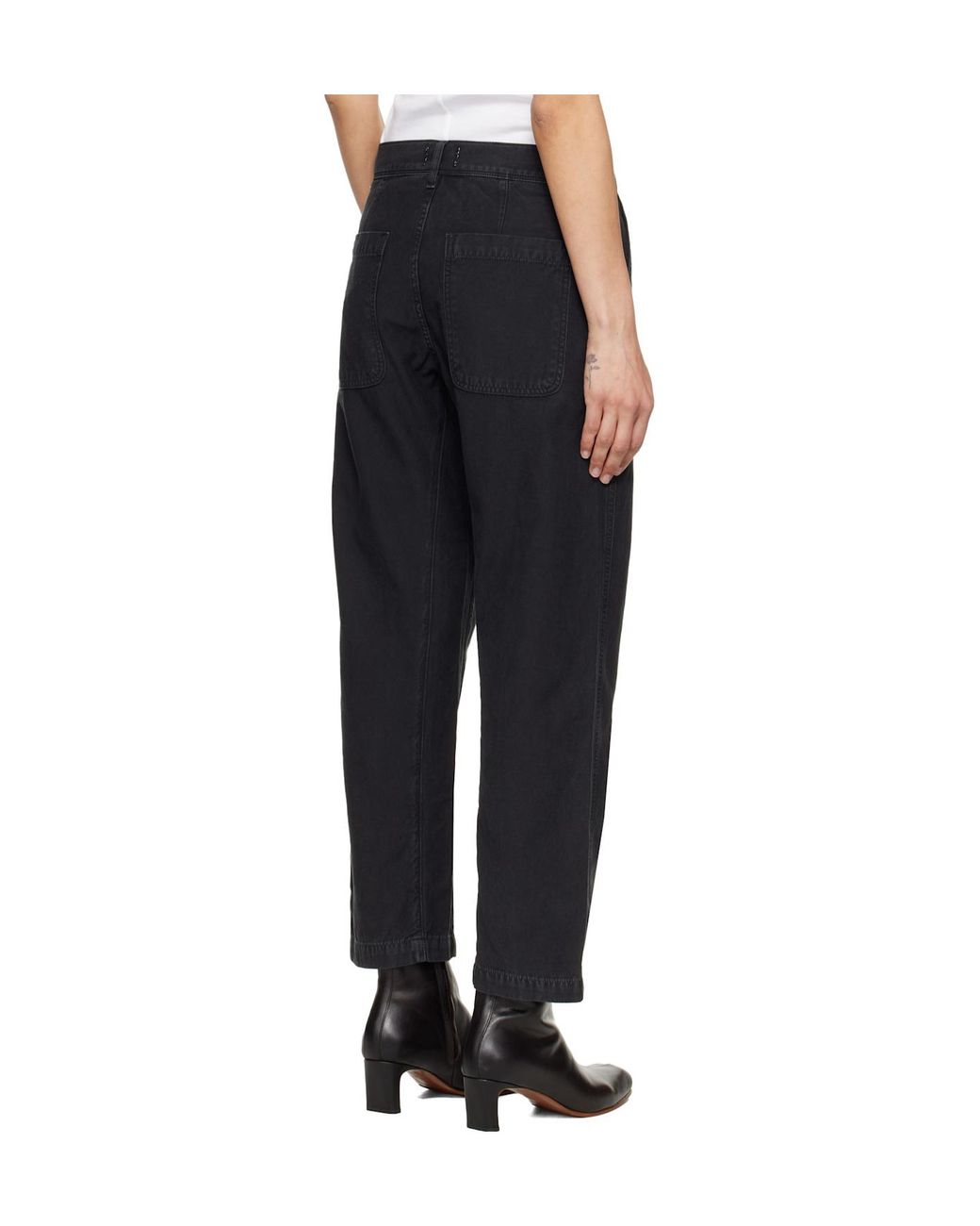 Citizens of Humanity Black Casual Pants With Belt Loops