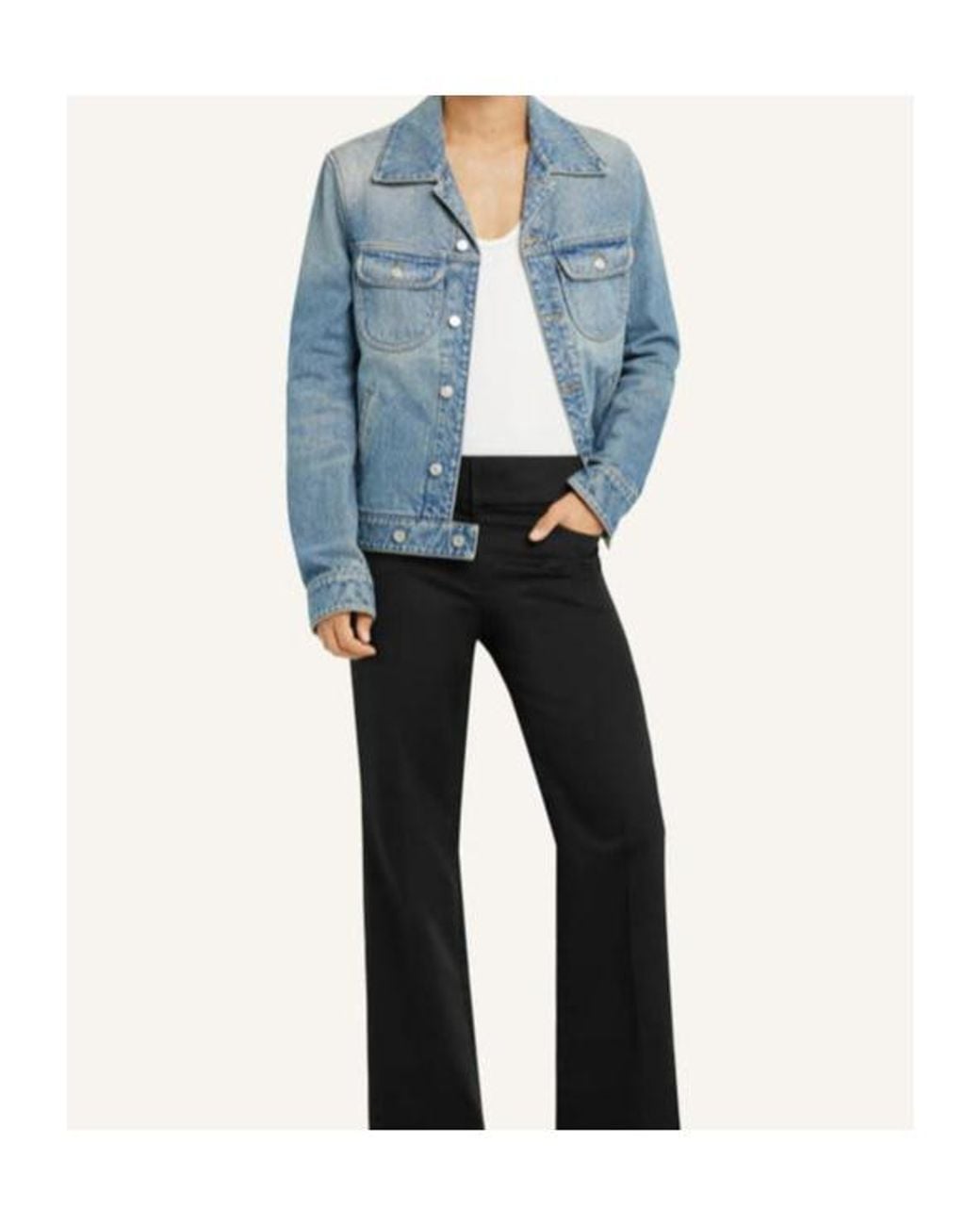 Courreges Blue Denim Jacket for men