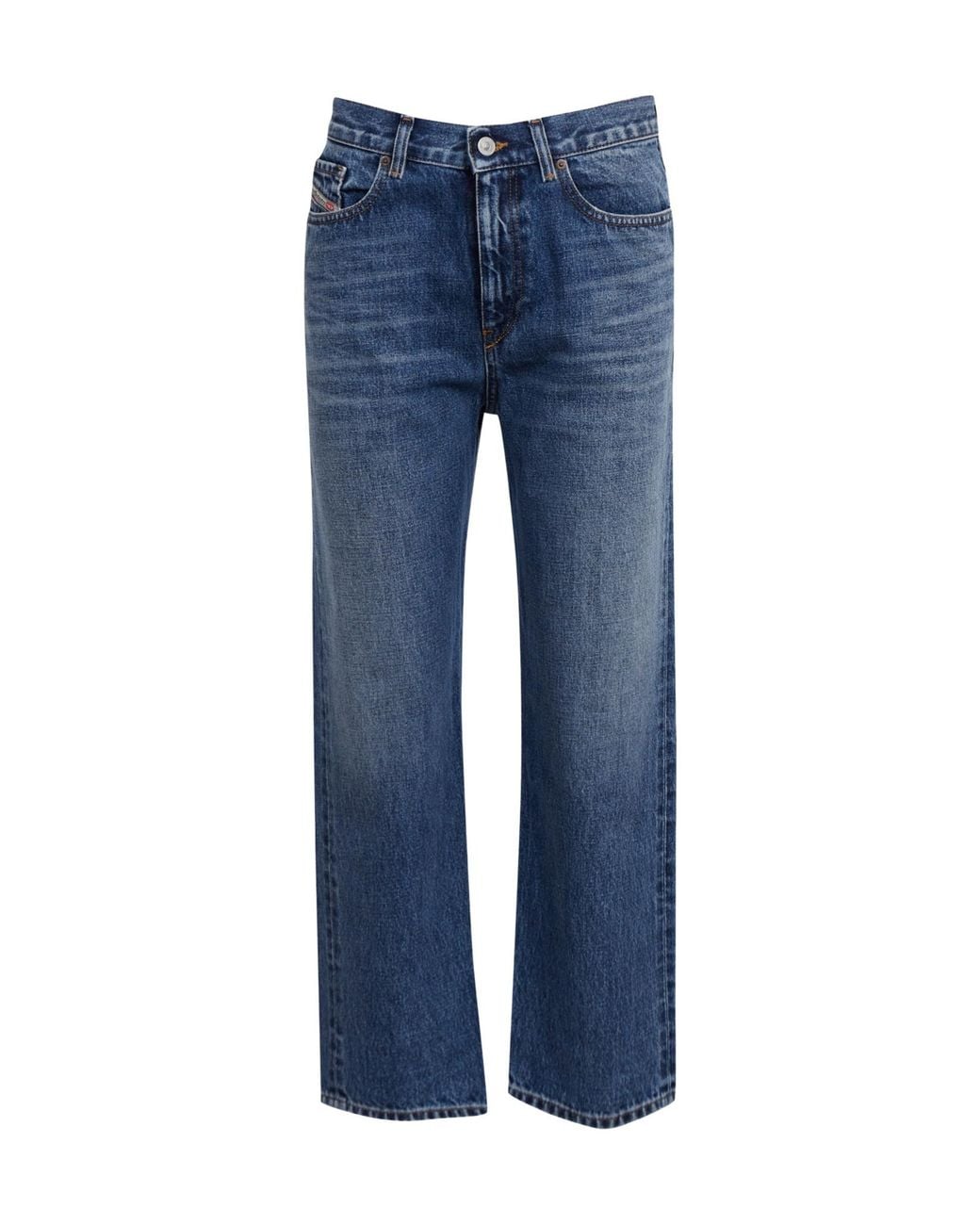 DIESEL Blue 2016 D-Air Mid-Rise Cropped Jeans