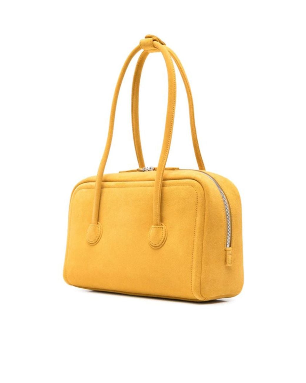 MARGE SHERWOOD Yellow Zippered Shoulder Bag