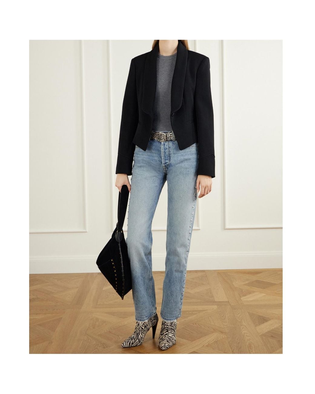 Isabel Marant Black Pialena Wool Jacket