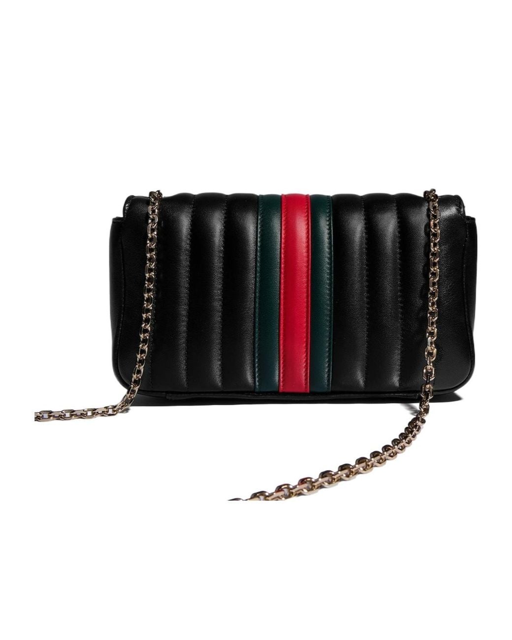 Gucci Black Jetset Gg Marmont Small Shoulder Bag