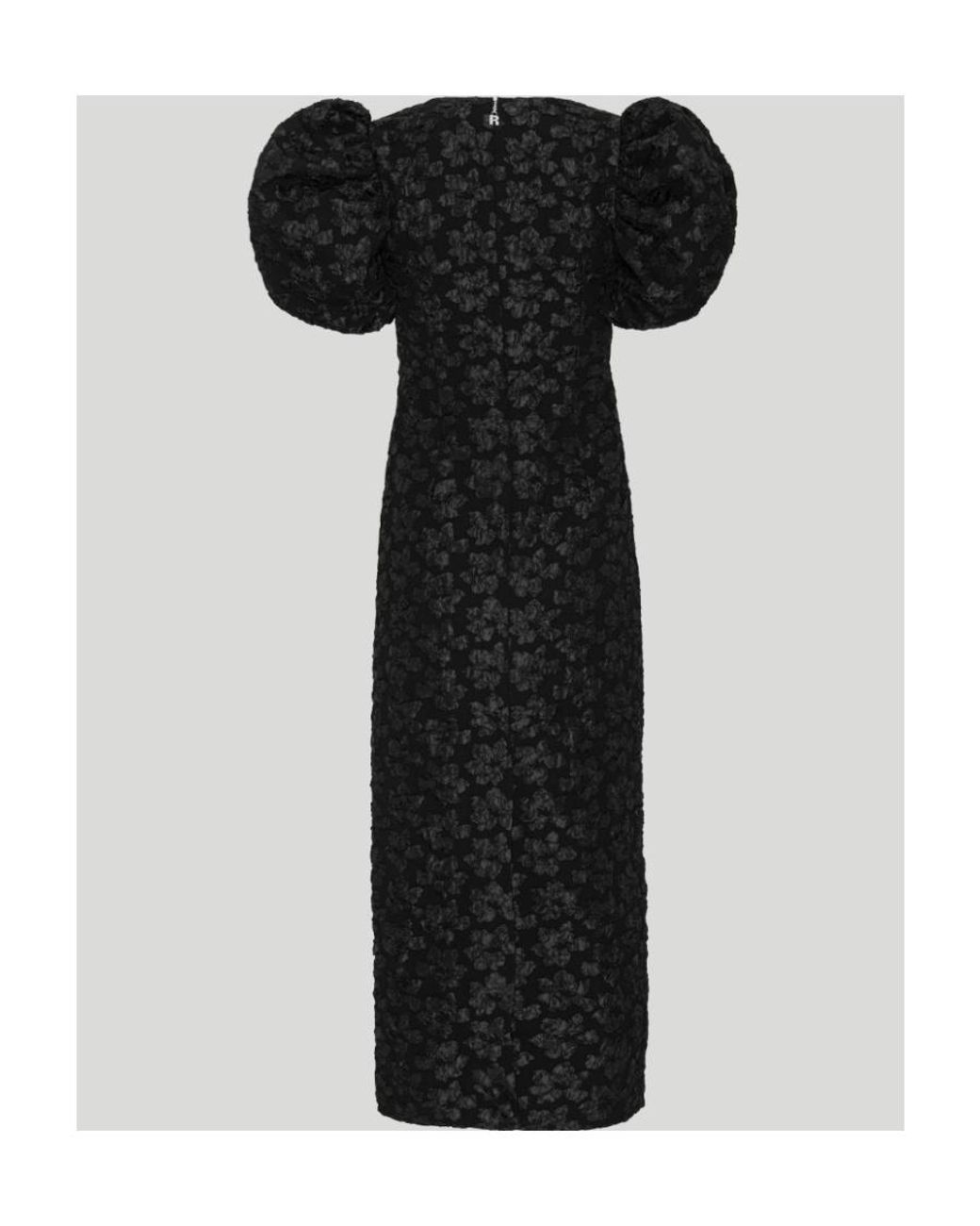 ROTATE BIRGER CHRISTENSEN Black Midi Dresses