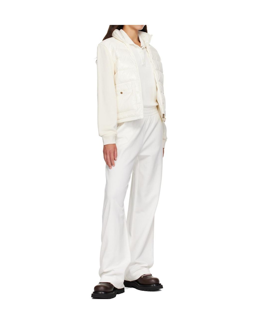 Moncler Gray Logo-Appliqué Pants