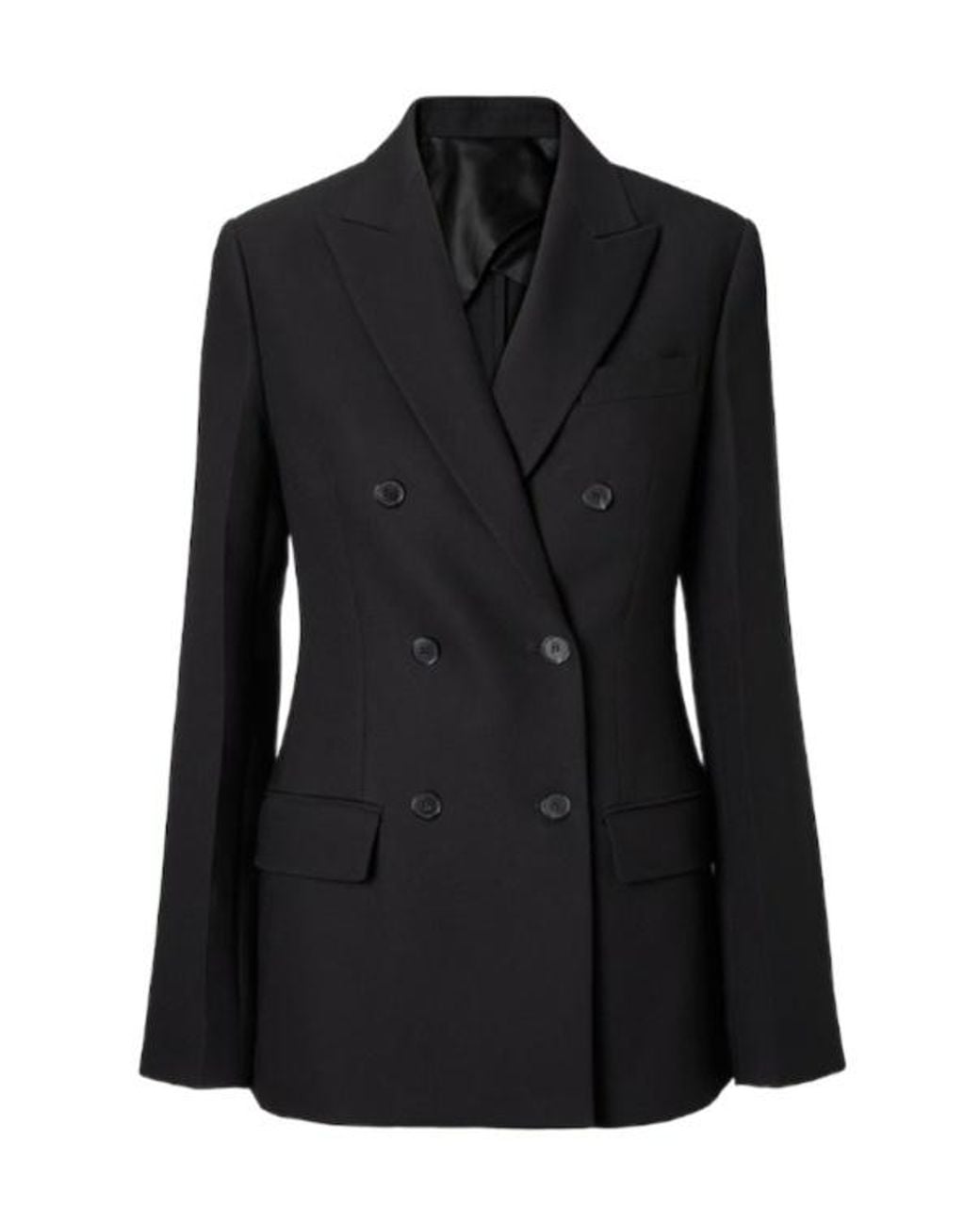 Fendi Black Double-Breasted Tailored Blazer