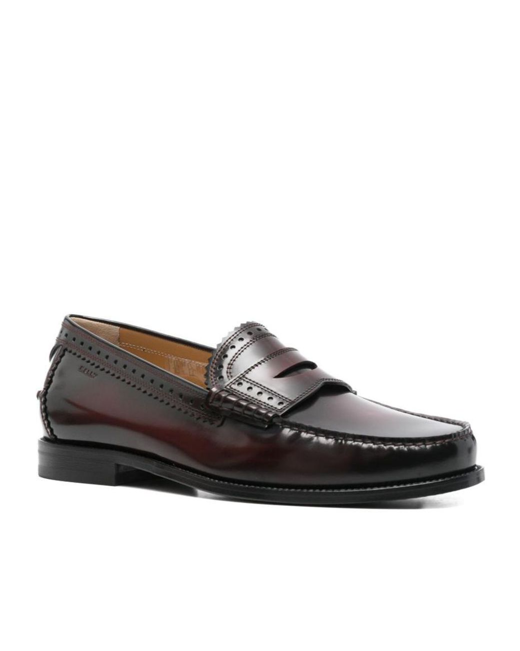 Bally Black Round-Toe Loafers for men
