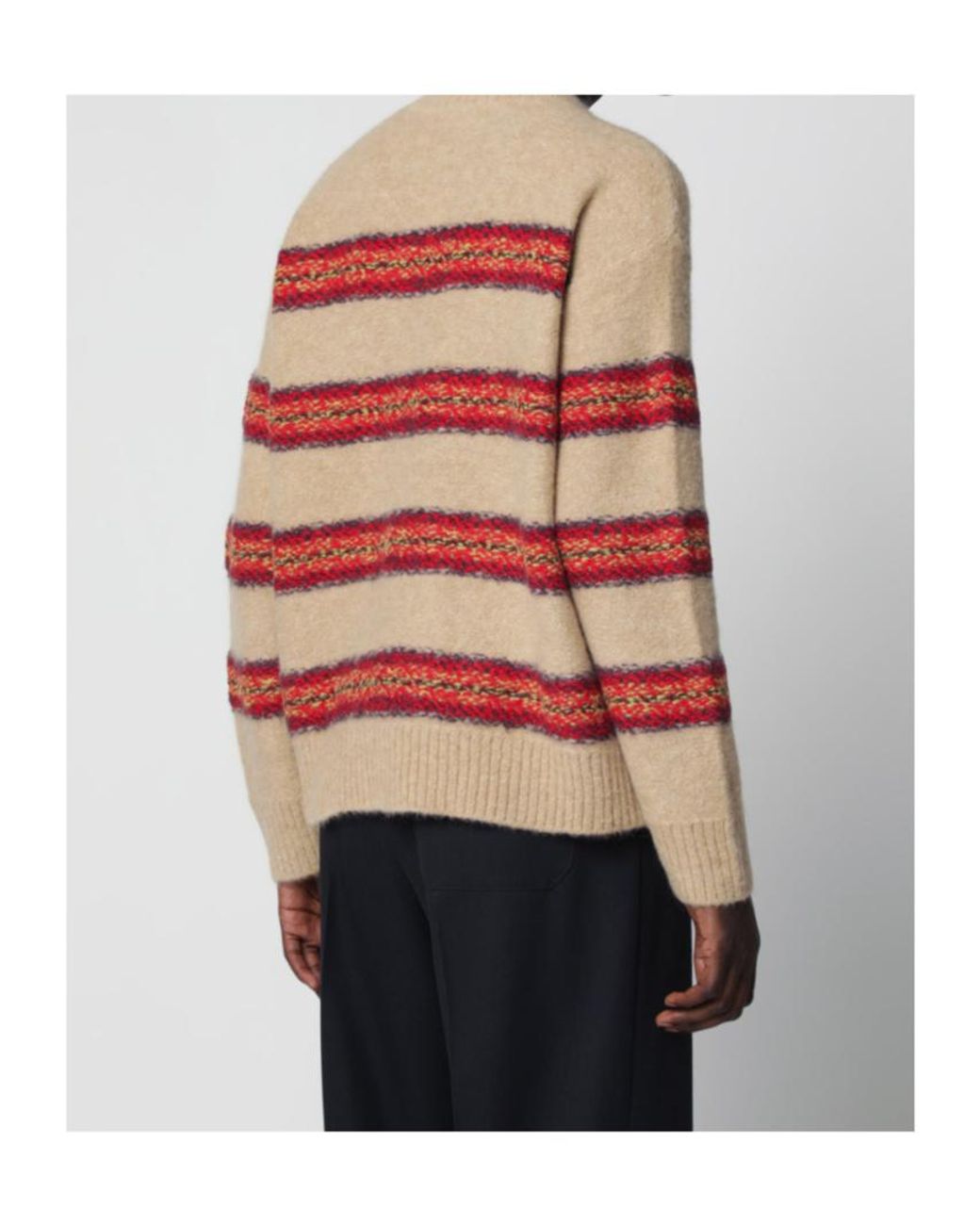 Dries Van Noten Pink 'Master' Alpaca Blend Sweater for men