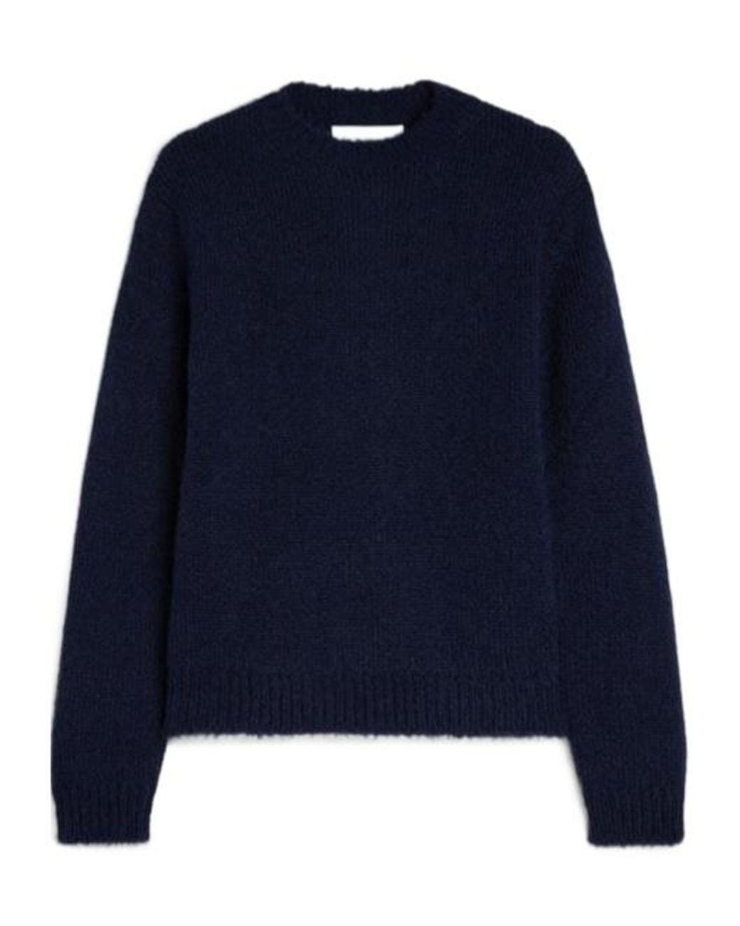 Jil Sander Blue Jil Sande Midweight Crew-Neck Jumper