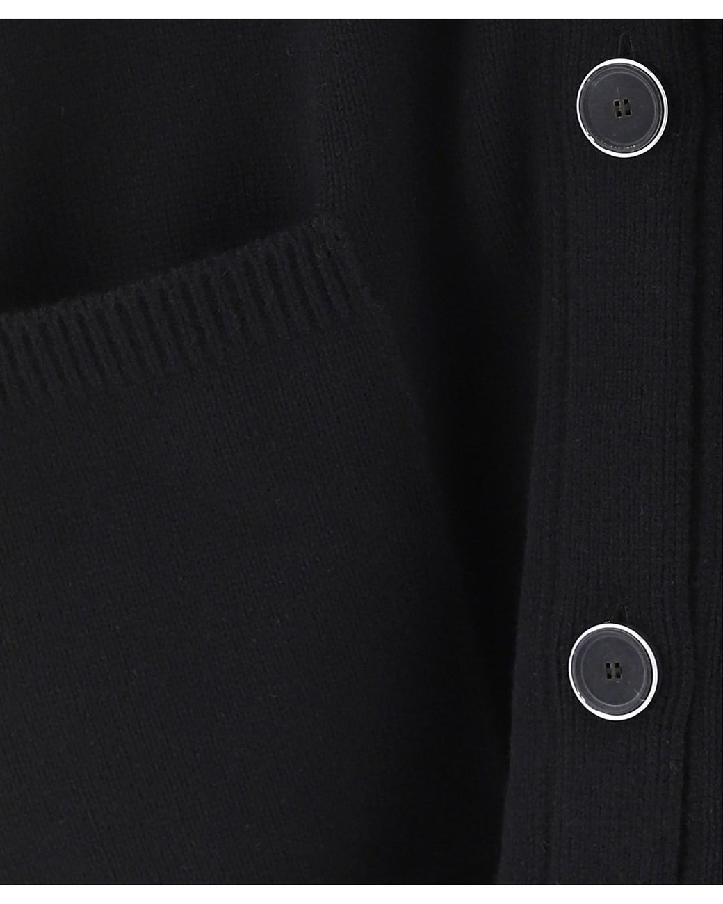Givenchy Black Studded-Logo Longline Cardigan